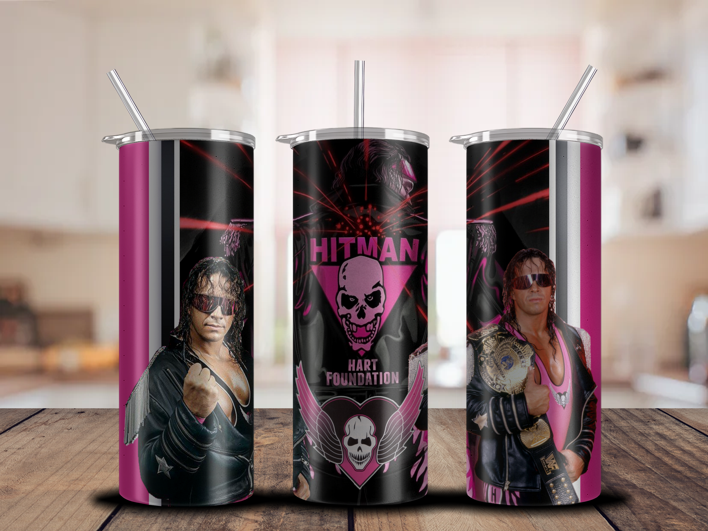 Bret THe Hitman Hart Tumbler