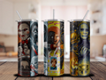 Scary Movie Faces Tumbler
