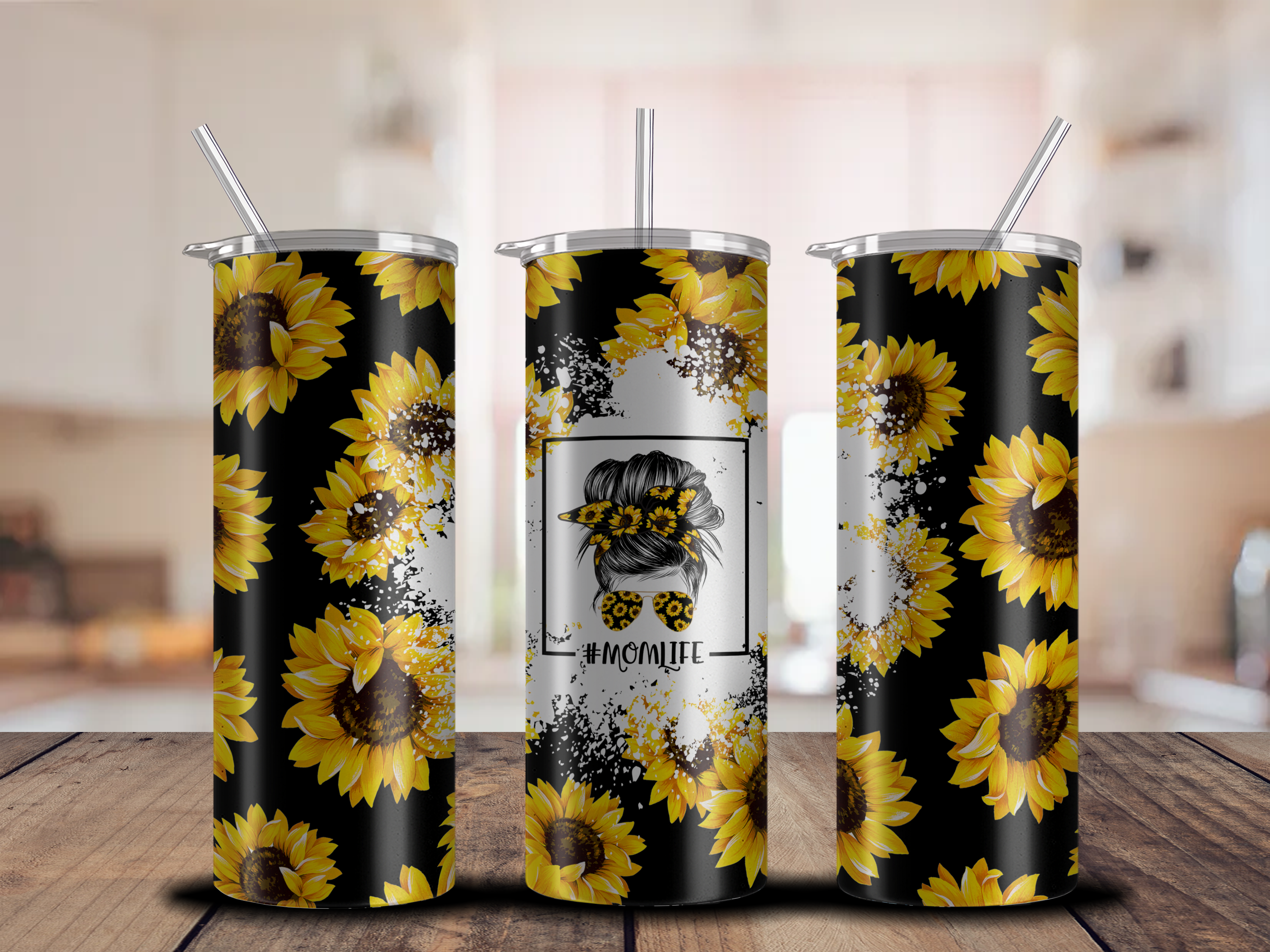 Mom Life Daisy Tumbler