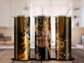 Rey Mysterio Gold Tumbler