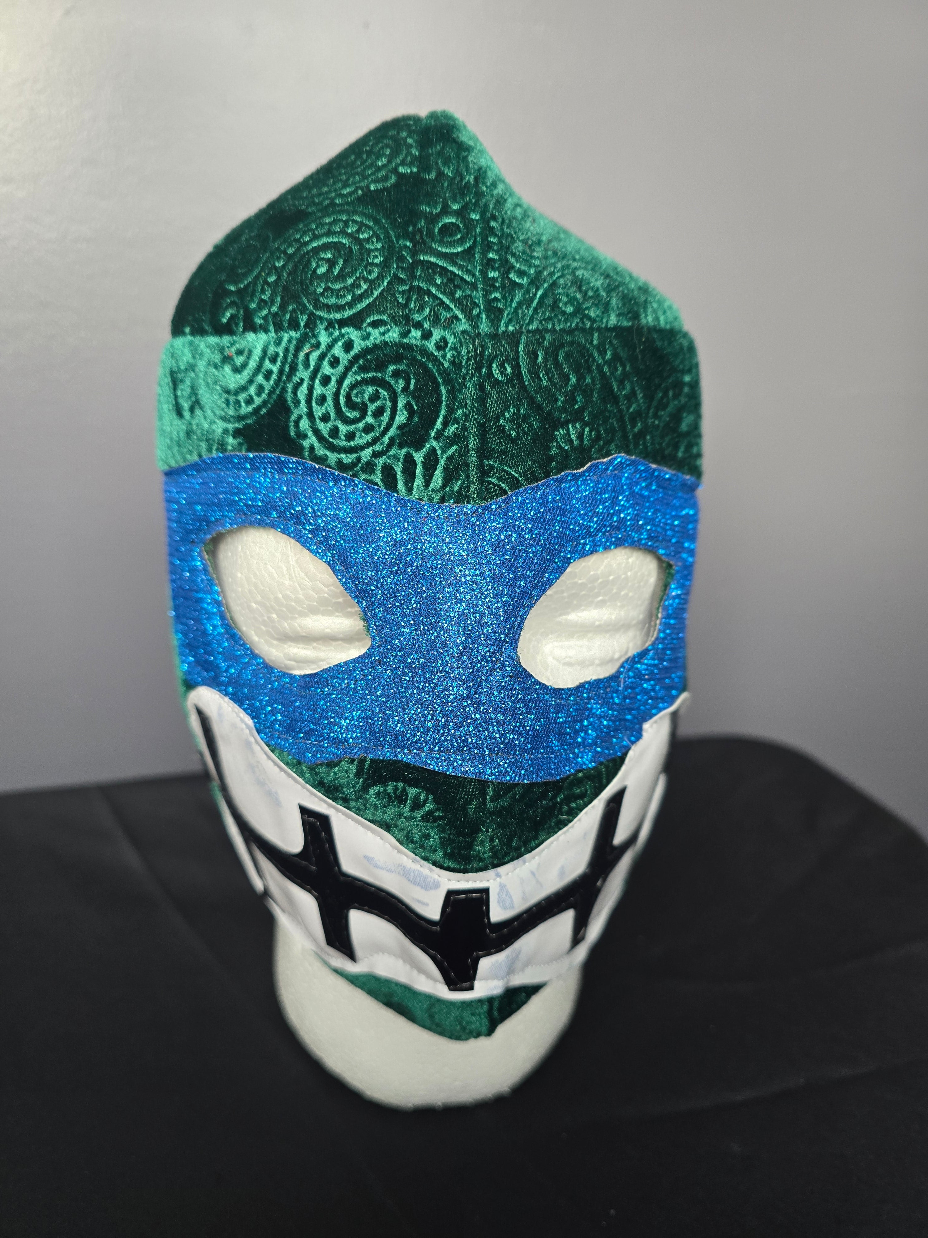 Childrens Leonardo Luchador Mask