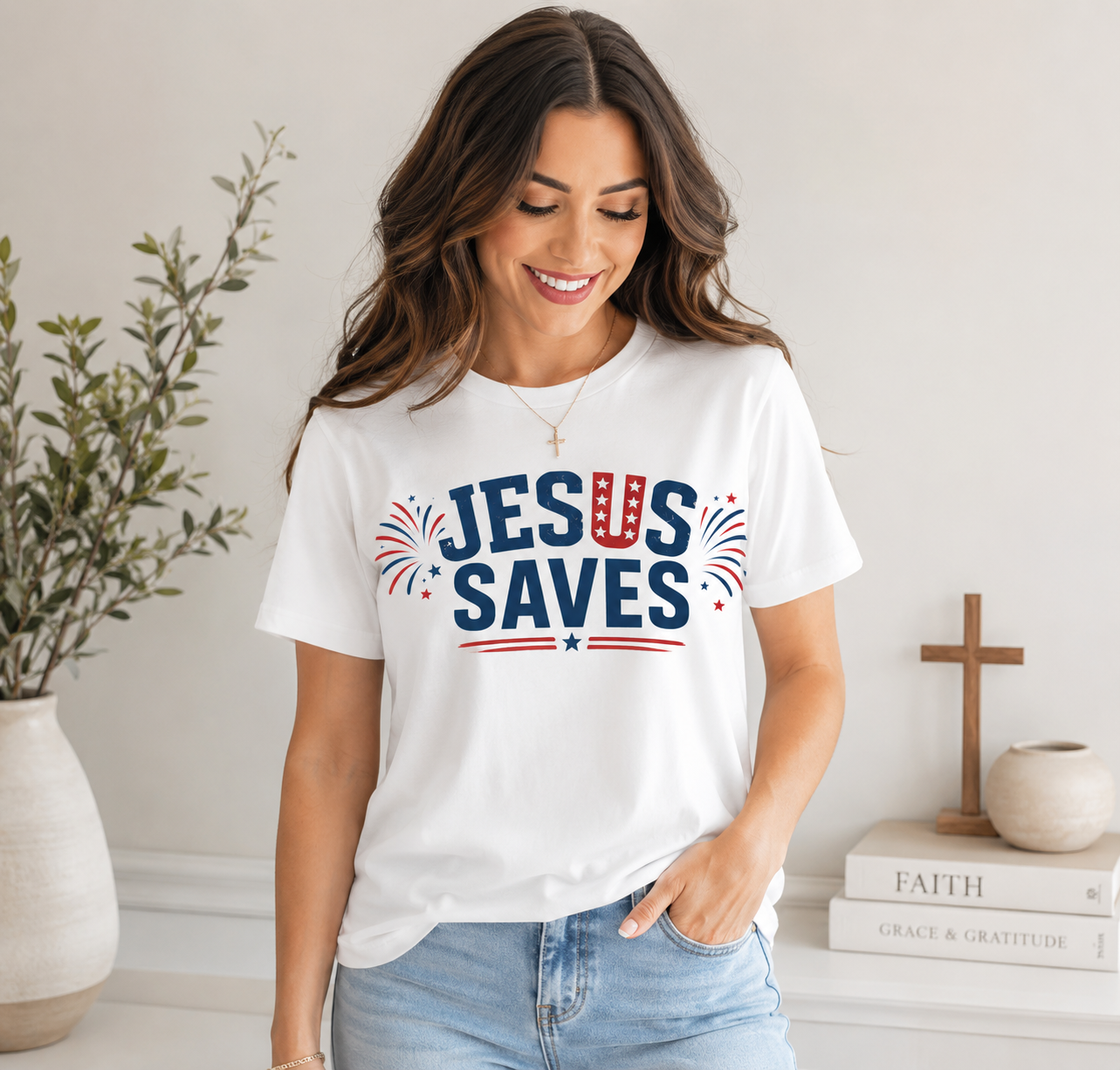 Patriotic Jesus Saves