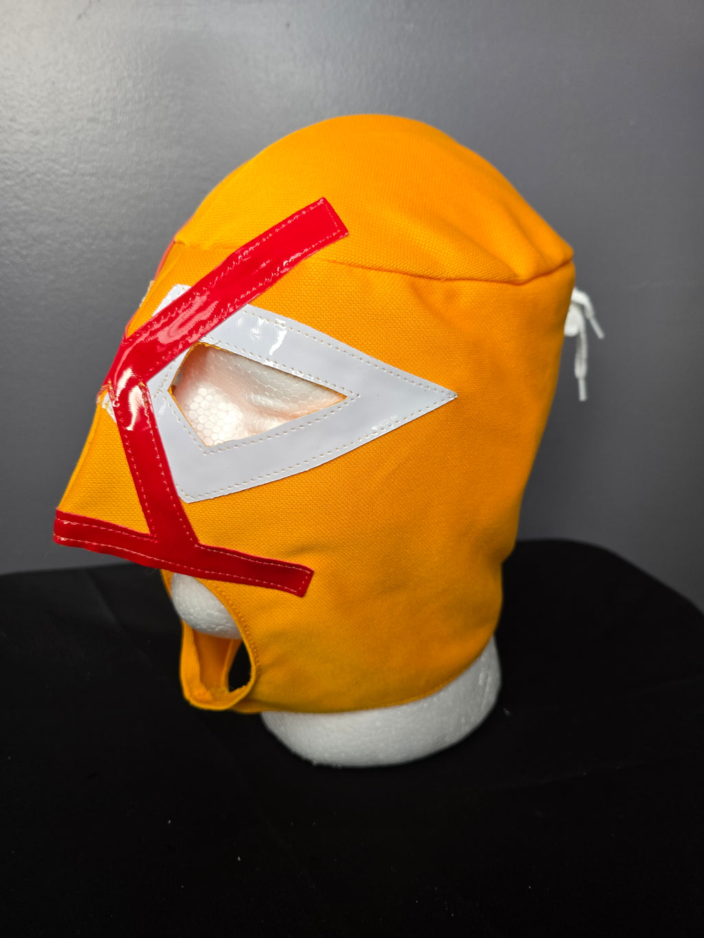 Orange/Red Economy Luchador Mask