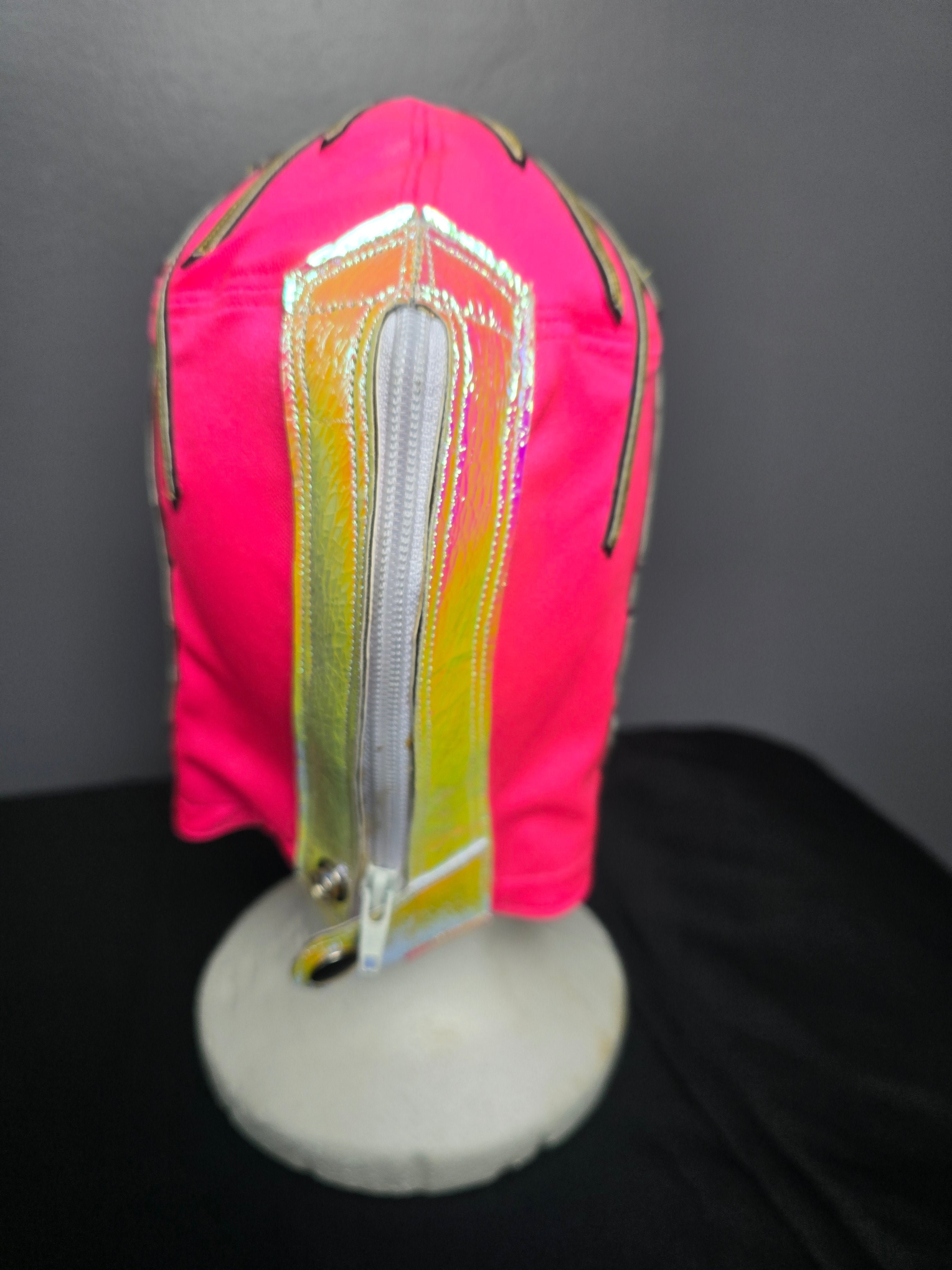 Pink Zip Lucha Mask