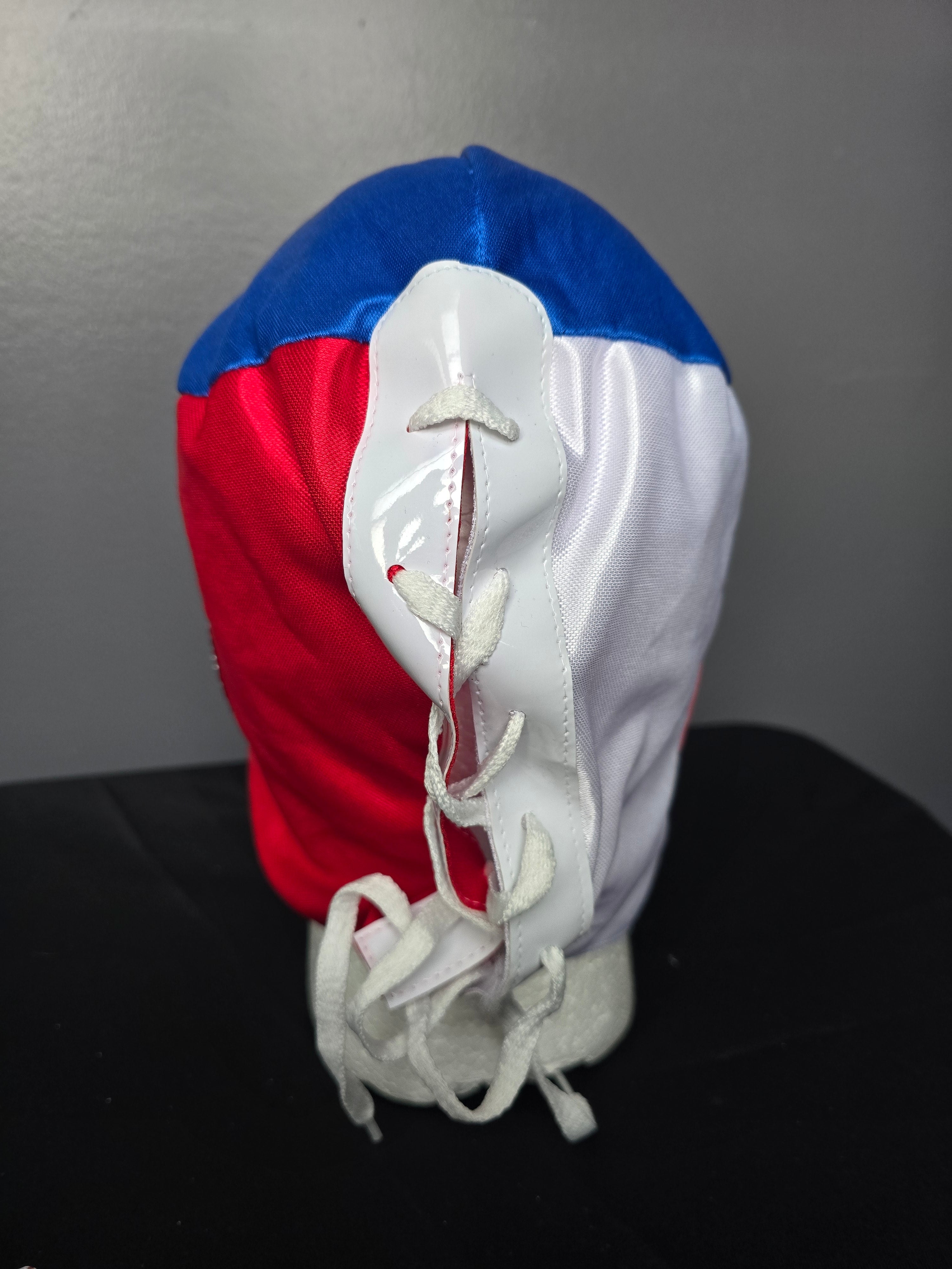 Rwd/White/Blue Economy Luchador Mask