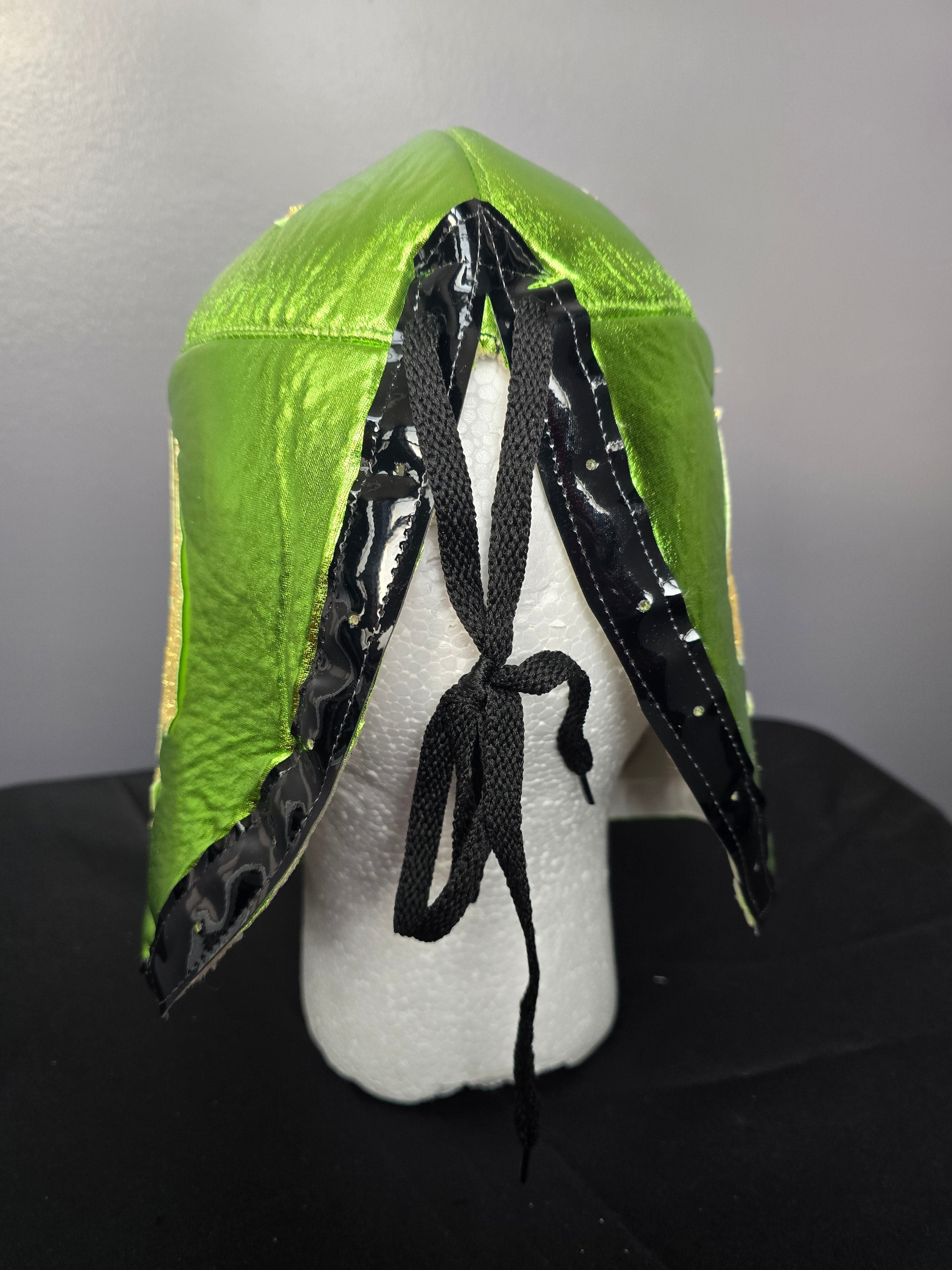 Green/Gold Luchador Mask