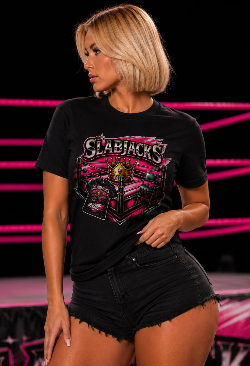SlabJacks Queen Wrestling Tee