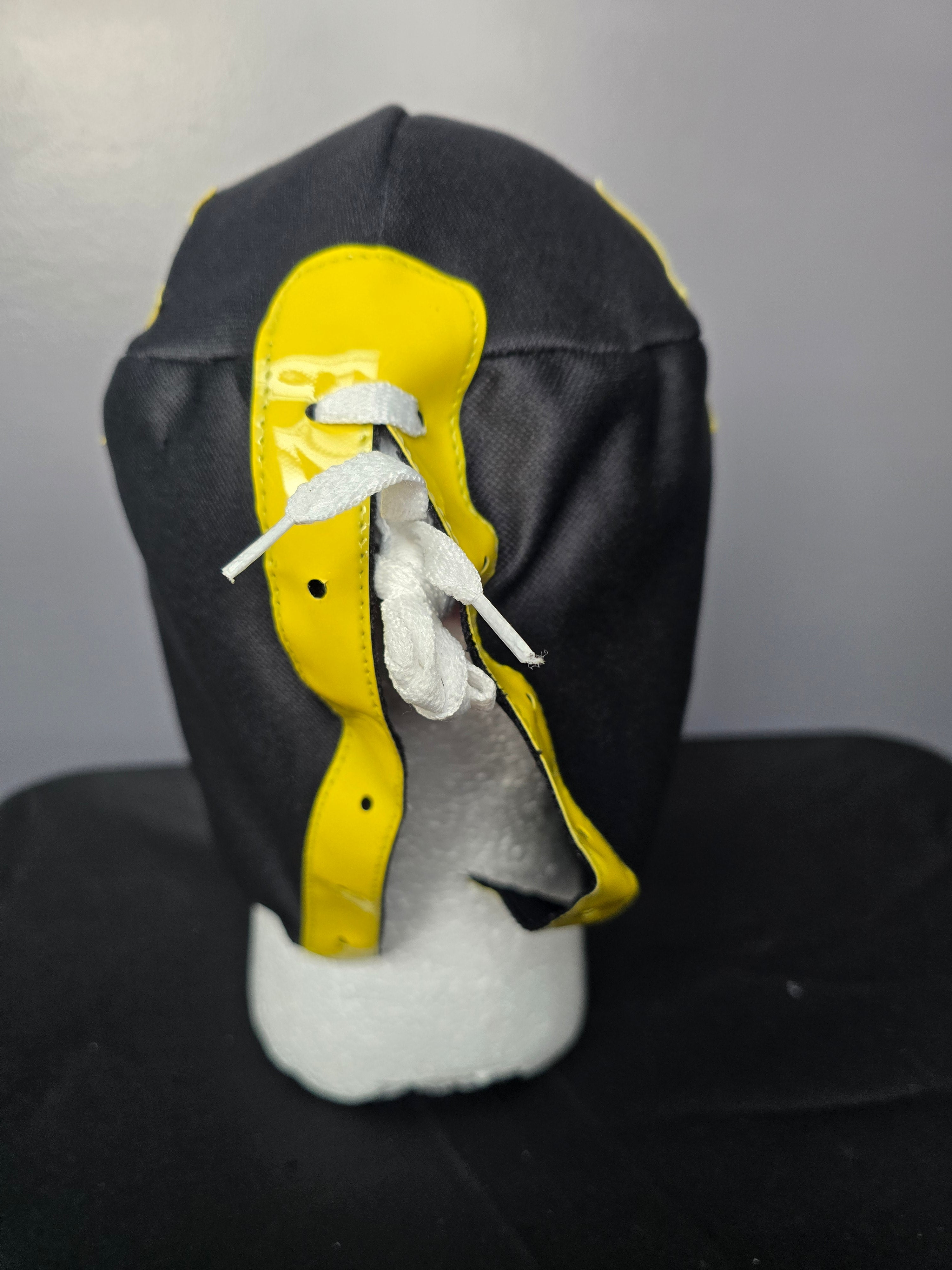 Black/Yellow Economy Luchador Mask